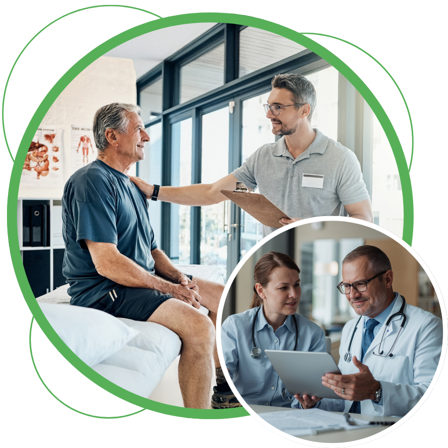 doctor meeting with a patient